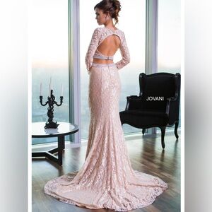 Navy Blue JOVANI PROM 26335